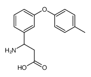 3-AMINO-3-[3-(4-METHYL-PHENOXY)-PHENYL]-PROPIONIC ACID structure