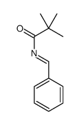 N-benzylidene-2,2-dimethylpropanamide结构式