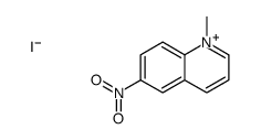 1-methyl-6-nitroquinolin-1-ium,iodide结构式