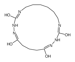 1,2,4,11,13,14-hexazacyclononadecane-3,12,15,19-tetrone Structure