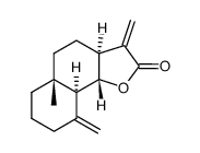 (3aS)-3a,4,5,5a,6,7,8,9,9aβ,9bα-Decahydro-5aα-methyl-3,9-bis(methylene)naphtho[1,2-b]furan-2(3H)-one structure