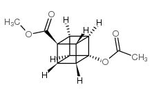 4-乙酰氧基立方烷羧酸甲酯结构式