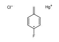 chloro-[(4-fluorophenyl)methyl]mercury Structure