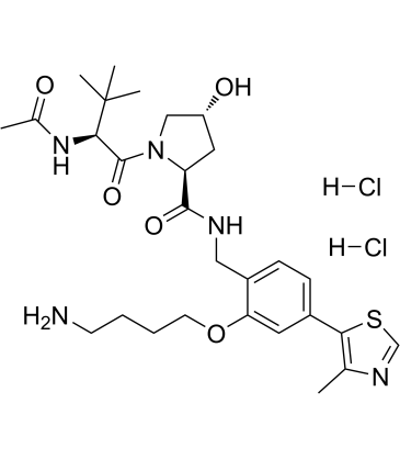 (S,R,S)-AHPC-phenol-C4-NH2 dihydrochloride图片