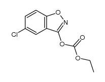 5-chloro-3-ethoxycarbonyloxy-benzo[d]isoxazole Structure