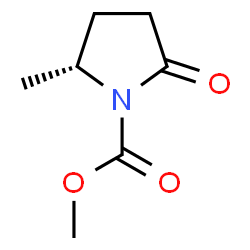 1-Pyrrolidinecarboxylicacid,2-methyl-5-oxo-,methylester,(2R)-(9CI) structure