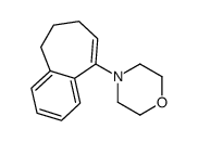 4-(6,7-Dihydro-5H-benzo[7]annulen-9-yl)morpholine结构式