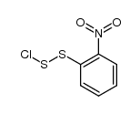 chloro-(2-nitro-phenyl)-disulfane结构式