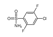 4-Chloro-2,5-difluorobenzenesulphonamide97 structure