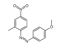 (4-methoxyphenyl)-(2-methyl-4-nitrophenyl)diazene结构式