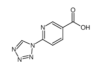 6-(1H-tetrazol-1-yl)nicotinic acid Structure
