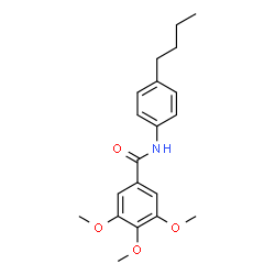 N-(4-butylphenyl)-3,4,5-trimethoxybenzamide structure