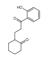 1-(o-Hydroxyphenyl)-3-(2'-oxocyclohexyl)-1-propanone结构式