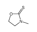 3-methyl-1,3-oxazolidine-2-thione结构式
