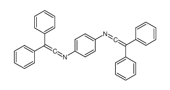 N-[4-(2,2-diphenylethenylideneamino)phenyl]-2,2-diphenylethenimine结构式