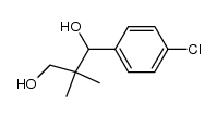 (+/-)-1-(4-Chlor-phenyl)-2,2-dimethyl-propan-1,3-diol Structure