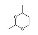 2,6-dimethyl-1,3-oxathiane Structure