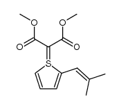 2-isobutenylthiophenonium bis(methoxycarbonyl)methylide Structure