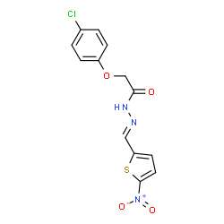 2-(4-chlorophenoxy)-N'-[(5-nitro-2-thienyl)methylene]acetohydrazide picture