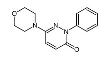 6-morpholin-4-yl-2-phenylpyridazin-3-one结构式