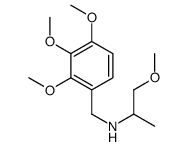 1-methoxy-N-[(2,3,4-trimethoxyphenyl)methyl]propan-2-amine Structure