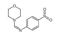 1-morpholin-4-yl-N-(4-nitrophenyl)methanimine结构式
