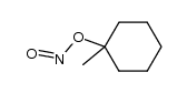 1-Methylcyclohexyl nitrite Structure