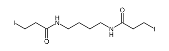 N,N'-(butane-1,4-diyl)bis(3-iodopropanamide) Structure