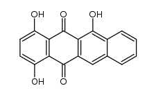 1,4,6-trihydroxynaphthacene-5,12-dione结构式