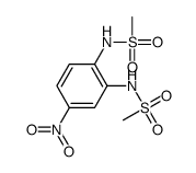 N-[2-(methanesulfonamido)-4-nitrophenyl]methanesulfonamide Structure