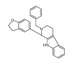 (1R)-2-benzyl-1-(2,3-dihydro-1-benzofuran-5-yl)-1,3,4,9-tetrahydropyrido[3,4-b]indole Structure
