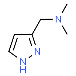 N,N-Dimethyl-1-(3-pyrazolyl)methanamine structure