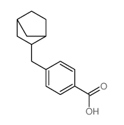 4-(norbornan-2-ylmethyl)benzoic acid结构式