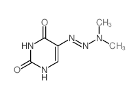 2,4(1H,3H)-Pyrimidinedione,5-(3,3-dimethyl-1-triazen-1-yl)- Structure