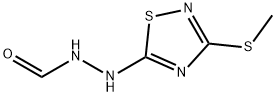 2-(3-Methylthio-1,2,4-thiadiazol-5-yl)hydrazinecarbaldehyde picture