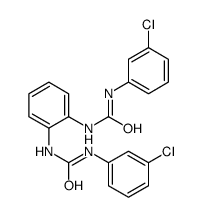 1-(3-chlorophenyl)-3-[2-[(3-chlorophenyl)carbamoylamino]phenyl]urea Structure