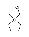 1-chloromethyl-1-methyl-1-silacyclopentane Structure