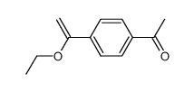 1-[4'-(1''-ethoxyvinyl)phenyl]-ethanone Structure