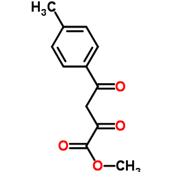 4-(4-甲基苯基)-2,4-二氧代丁酸甲酯结构式