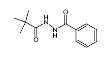 N'-pivaloylbenzohydrazide结构式