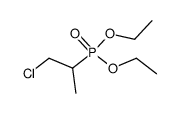 (2-chloro-1-methyl-ethyl)-phosphonic acid diethyl ester Structure