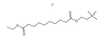 [2-(9-ethoxycarbonyl-nonanoyloxy)-ethyl]-trimethyl-ammonium, iodide结构式