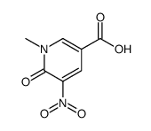 1-methyl-5-nitro-6-oxopyridine-3-carboxylic acid structure