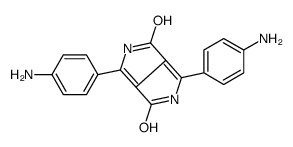 1,4-bis(4-aminophenyl)-2,5-dihydropyrrolo[3,4-c]pyrrole-3,6-dione结构式