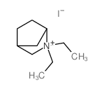 2-Azoniabicyclo[2.2.1]heptane,2,2-diethyl-, iodide (1:1) Structure