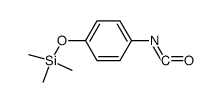 4-[(trimethylsilyl)oxy]phenyl isocyanate结构式