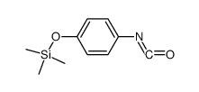 4-[(trimethylsilyl)oxy]phenyl isocyanate Structure