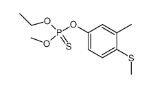 O-ethyl O-methyl O-(3-methyl-4-(methylthio)phenyl) phosphorothioate结构式