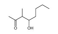 4-hydroxy-3-methyloctan-2-one Structure