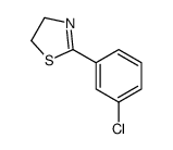 2-(3-chlorophenyl)-4,5-dihydro-1,3-thiazole Structure